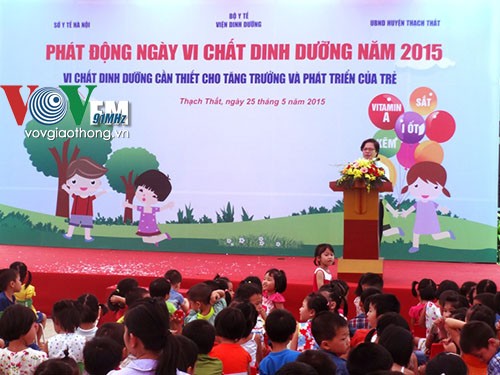 Phát động Ngày Vi chất dinh dưỡng năm 2015 - ảnh 1